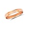 18ct Rose Gold Standard Weight Court Profile Centre Groove Wedding Ring