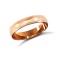18ct Rose Gold Standard Weight Court Profile Mill Grain Wedding Ring