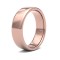 18ct Rose Gold Standard Weight Court Profile Mirror Finish Wedding Ring