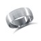 18ct White Gold Standard Weight Court Profile Satin Wedding Ring