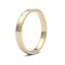 18ct Yellow Gold Standard Weight Court Profile Mirror Finish Wedding Ring