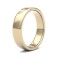 18ct Yellow Gold Standard Weight Court Profile Mirror Finish Wedding Ring