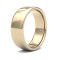 18ct Yellow Gold Standard Weight Court Profile Mirror Finish Wedding Ring
