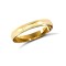22ct Yellow Gold Standard Weight 3mm Soft Court Profile Mill Grain Wedding Ring