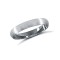9ct White Gold Standard Weight Court Profile Satin Wedding Ring