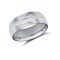 9ct White Gold Standard Weight Court Profile Centre Groove Wedding Ring