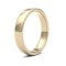 9ct Yellow Gold Standard Weight Court Profile Mirror Finish Wedding Ring