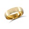 9ct Yellow Gold Standard Weight Court Profile Satin Wedding Ring