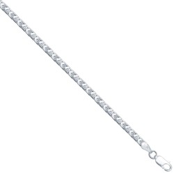 925 Silver Square Franco 3.0mm Gauge Chain