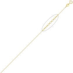 9ct Yellow Gold Round Belcher 1.7mm Gauge Pendant Chain