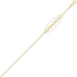 9ct Yellow Gold Round Belcher 2.25mm Gauge Pendant Chain