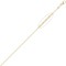 9ct Yellow Gold Rolo Chain 1.3mm Gauge Pendant Chain