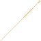 18ct Yellow Gold Rolo Chain 1.5mm Gauge Pendant Chain