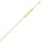 9ct Yellow Gold Franco Chain Diamond Cut 8 Side 1.9mm Gauge Pendant Chain