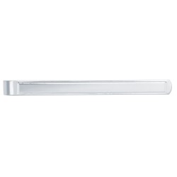 925 Silver Engine Turned Tie Slide