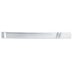 925 Silver Natural Diamond Set Tie Slide