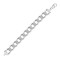 925 Silver Diamond Cut Flat Curb 15.5mm Gauge Bracelet