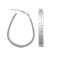 925 Silver Greek Key Hoop Earrings