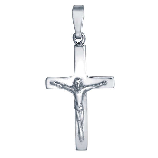 925 Silver Stamped Crucifix