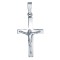 925 Silver Stamped Crucifix