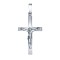 925 Silver Stamped Crucifix