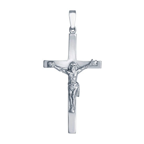 925 Silver Stamped Crucifix