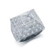 925 Silver CZ Set Pyramid Ring