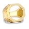 9ct Yellow Heavy Weight Full Sov Octagonal Ring Mount