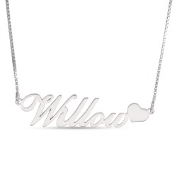 925 Silver Personalised Nameplate