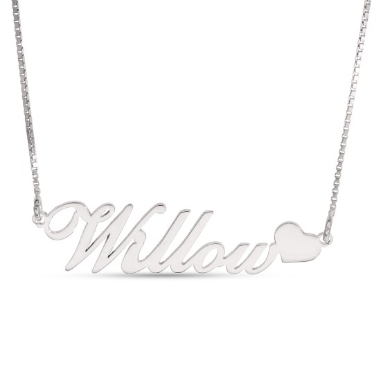 925 Silver Personalised Nameplate
