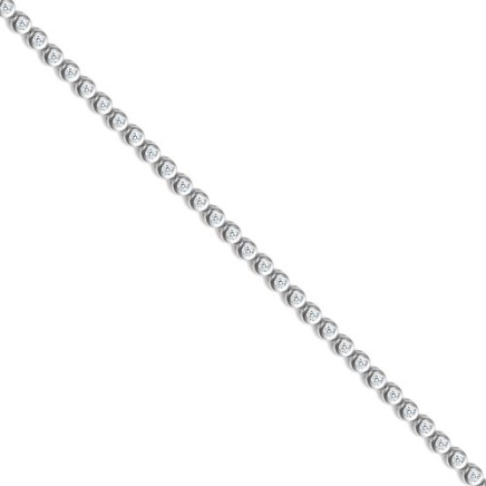 925 Sterling Silver CZ Tennis Bracelet
