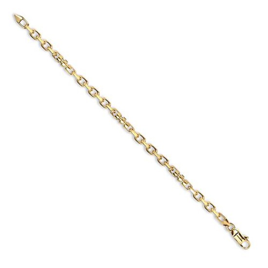 9ct Yellow Solid Cable and Spindle Necklace| Bracelet