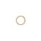 9ct Yellow 0.15ct Natural Diamond Slider Circle Pendant