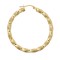 9ct Yellow Polished Slight Twist Hoop Earrings