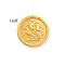 9ct Gold George & Dragon Half Sovereign Size Insert