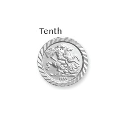 925 Silver George & Dragon 10th Kruger Size Insert (AFD084)