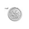 925 Silver George & Dragon Half Sovereign Size Insert (AFD085)