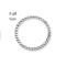 925 Silver Diamond Cut Full Sovereign Bezel (AFD088)