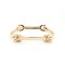 9ct Yellow ladies bone bangle