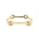 9ct Yellow ladies bone bangle