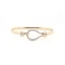 9ct Yellow Ladies hook bangle
