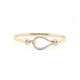 9ct Yellow Ladies hook bangle