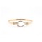 9ct Yellow CZ set child hook bangle