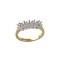 18ct Yellow and white 70pts Natural Diamond Ring Mount
