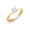 18ct Yellow Gold 70pts Solitaire Natural Diamond Ring