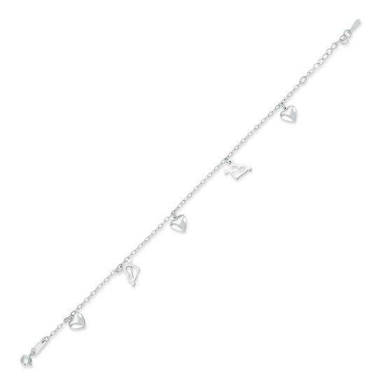 925 Silver Heart Bracelet