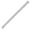 925 Silver CZ Set Cuban Bracelet