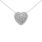 925 Silver CZ Heart Cluster Slider