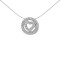 925 Silver CZ Heart in Circle Slider