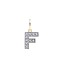 9ct Yellow Gold Cubic Zirconia Initial Pendant